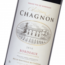 Étiquette du Château Chagnon Rouge