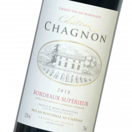 Étiquette du Château Chagnon Rouge
